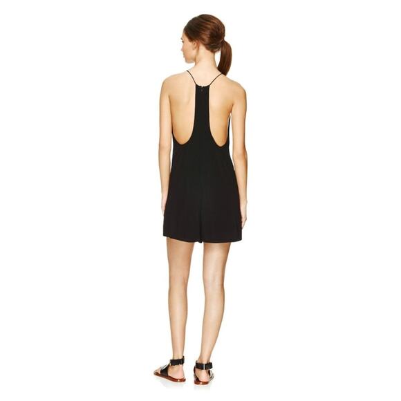 Wilfred‎ Women's Free Black Julee Ribbed Racer Back Romper Size Small NEW - Picture 4 of 5
